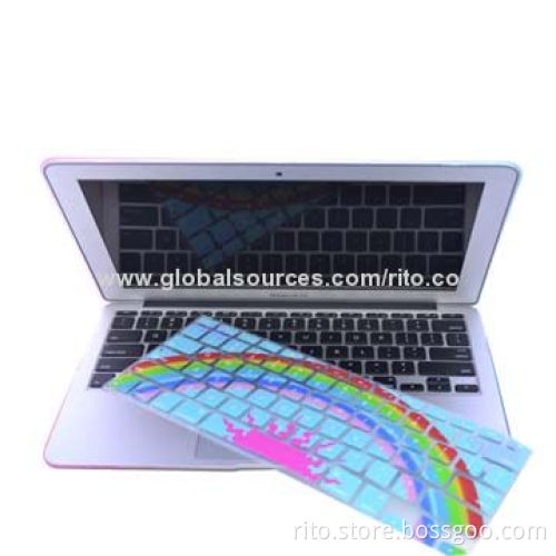 New Arrival Colorful Design Silicone Keyboard Protector for MacBook Pro 13"